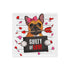 "Guilty of Love" French Bulldog Pillow Case | Red & White Colored Female