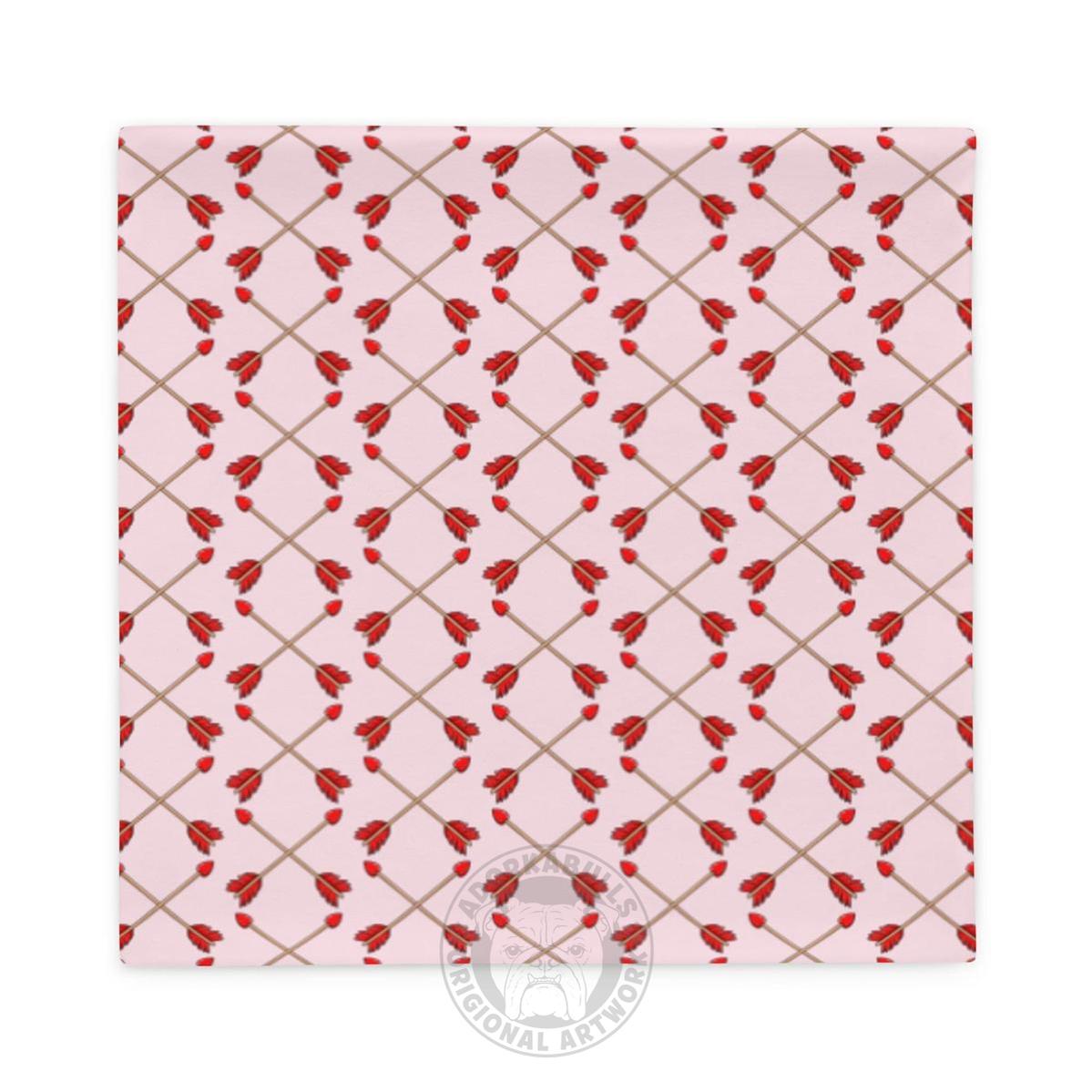 "Guilty of Love" French Bulldog Pillow Case | Red & White Colored Female