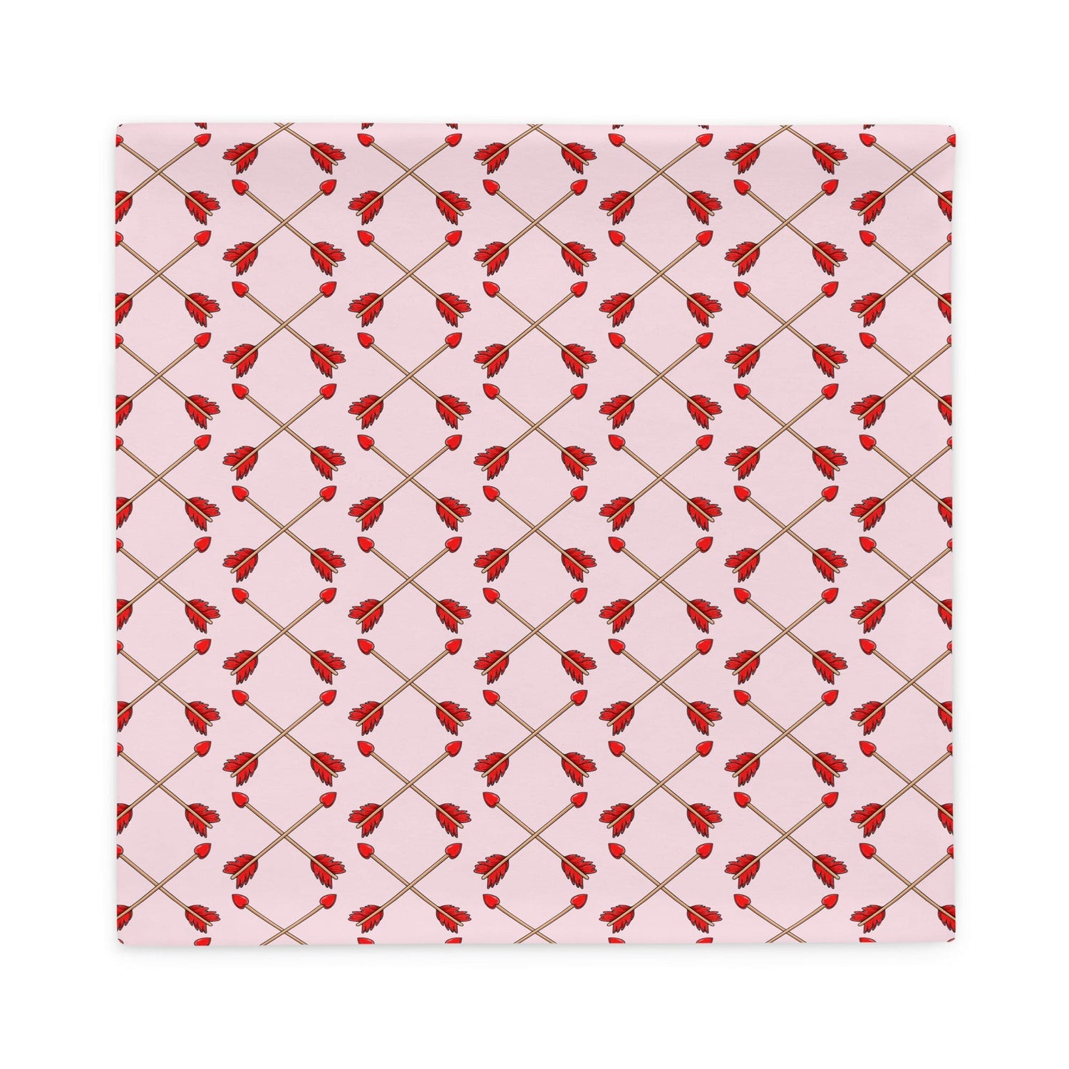 "Guilty of Love" French Bulldog Pillow Case | Red & White Colored Male