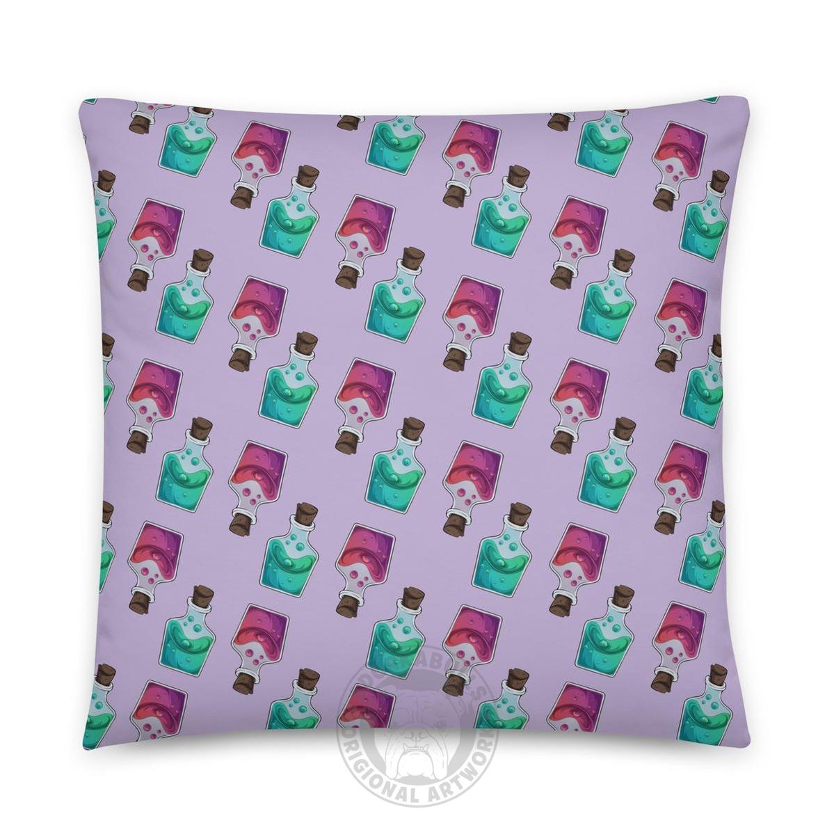 Halloween Potion & Cauldron Pillow