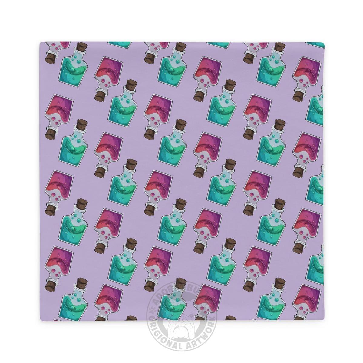 Halloween Potion & Cauldron Pillow Case