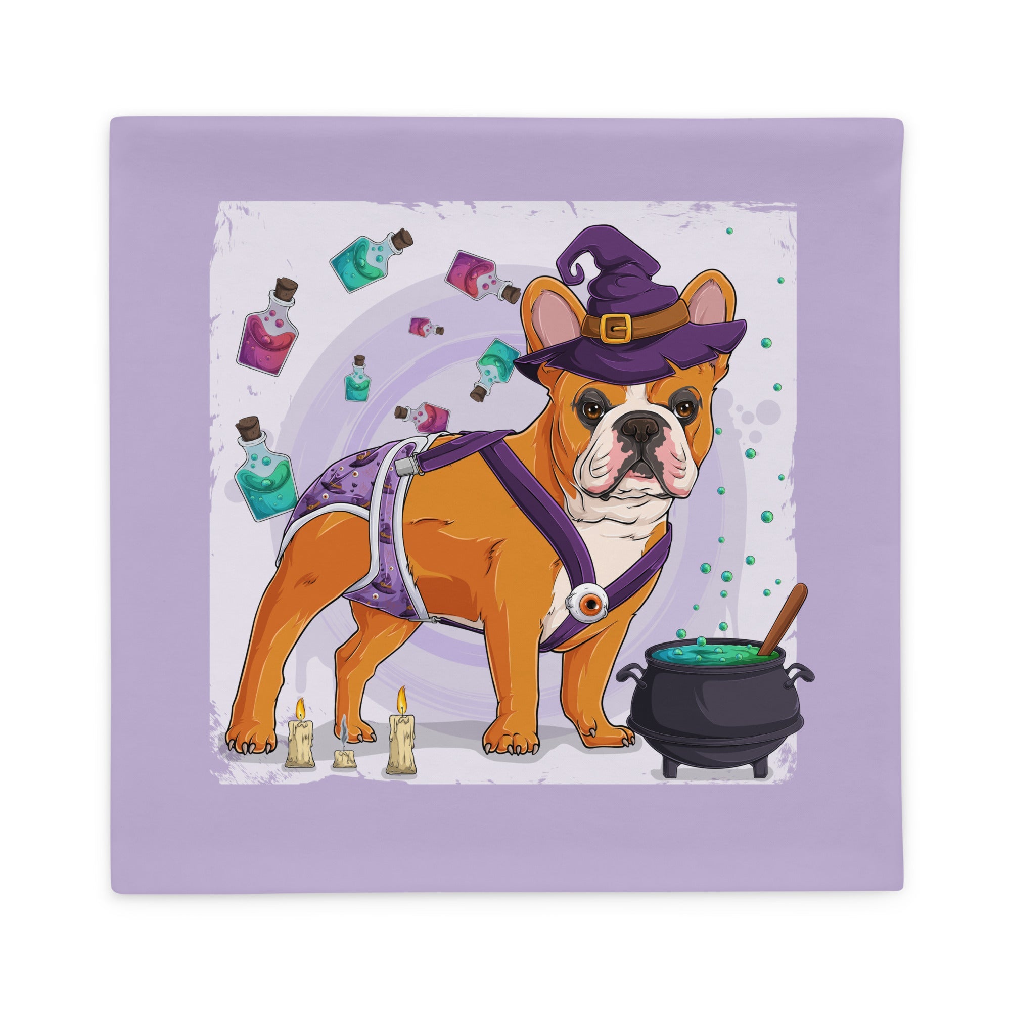 Halloween Potion & Cauldron Pillow Case