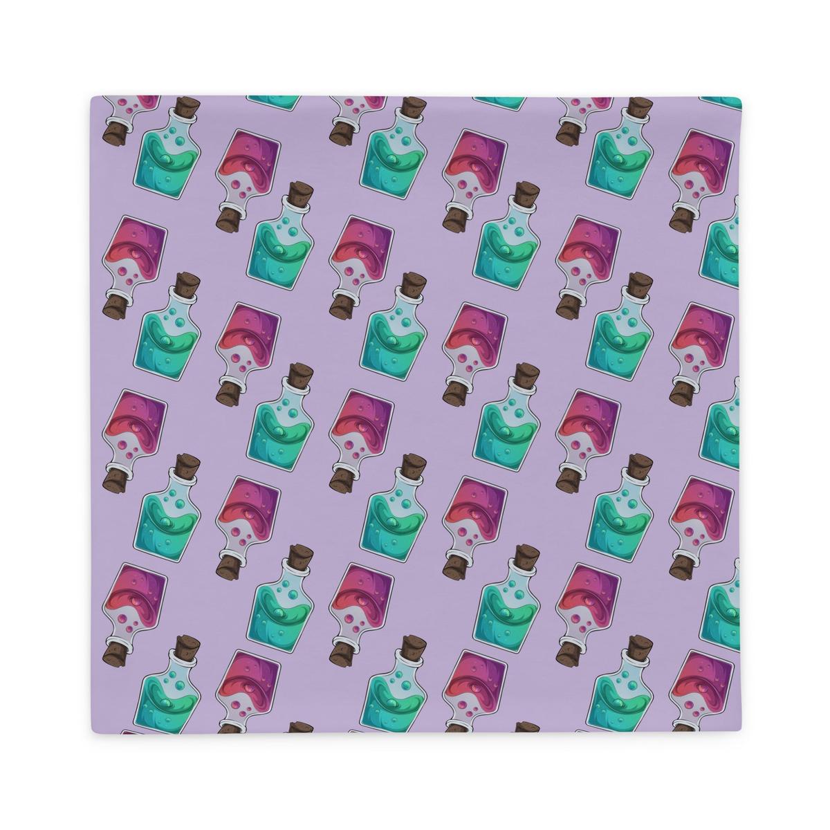 Halloween Potion & Cauldron Pillow Case