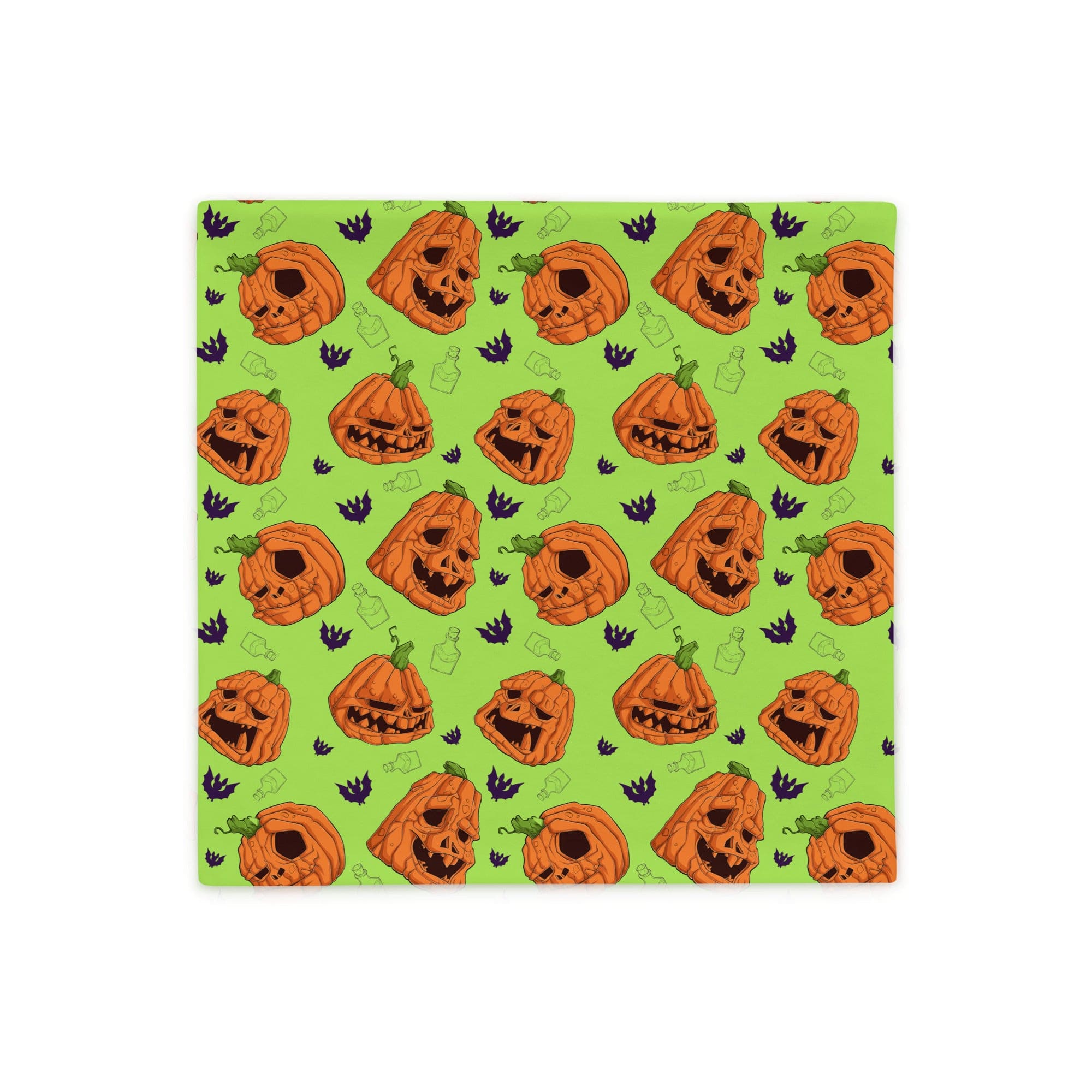 Halloween Pumpkins & Bats Pillow Case