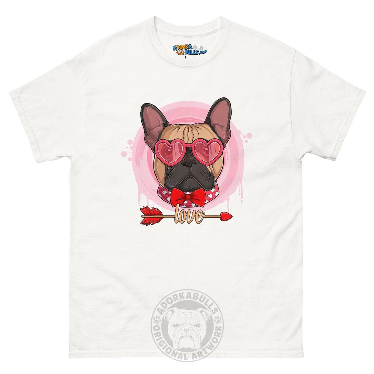 Handsome Fawn & White Colored Male French Bulldog Valentine&