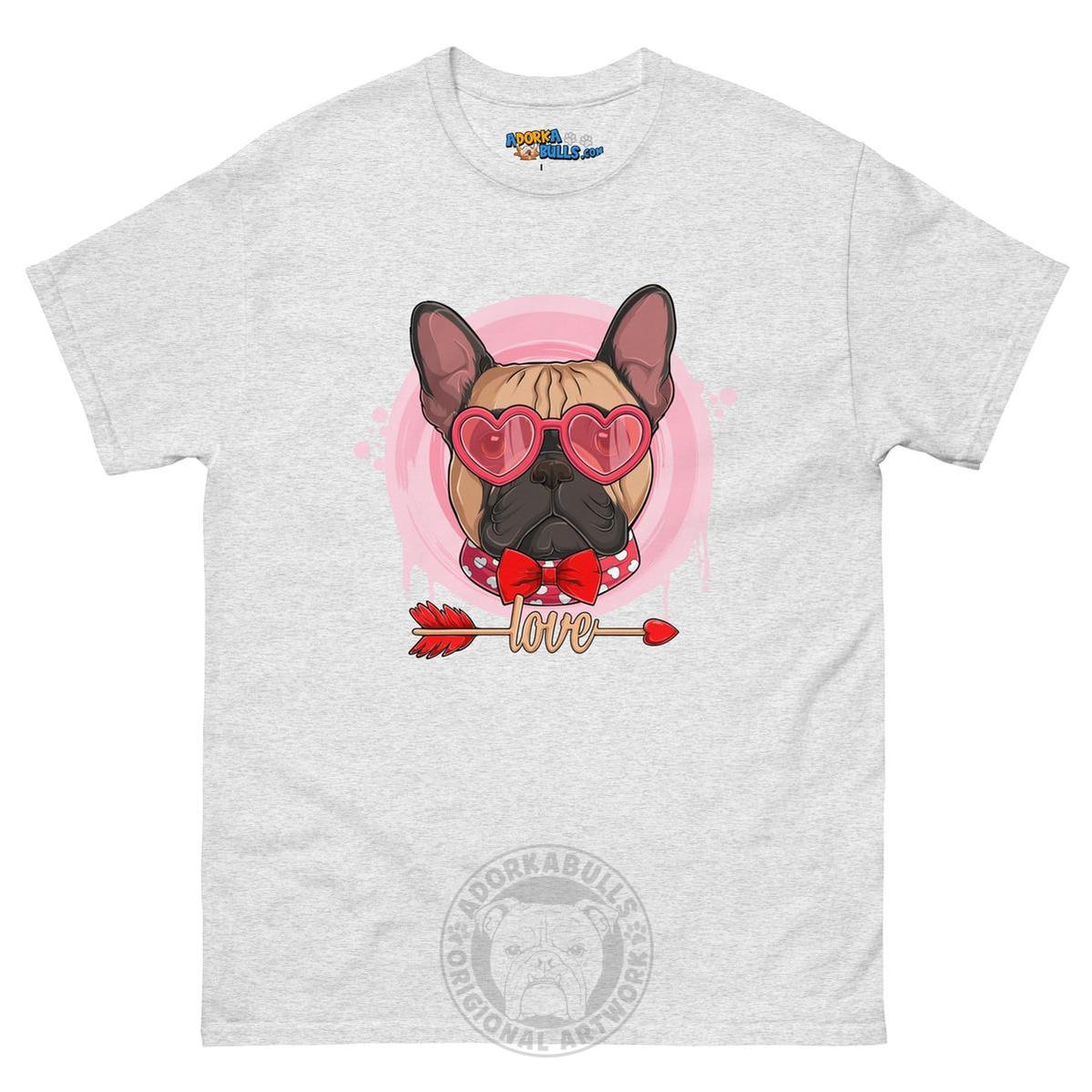 Handsome Fawn & White Colored Male French Bulldog Valentine&