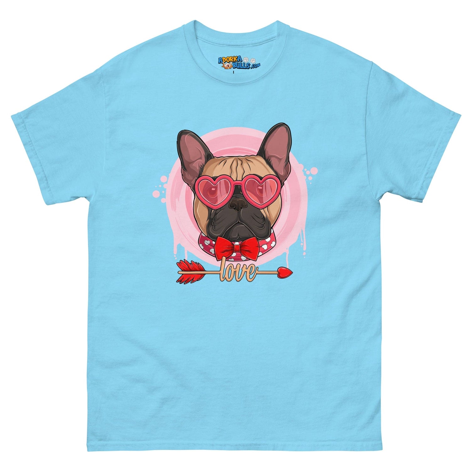 Handsome Fawn & White Colored Male French Bulldog Valentine&