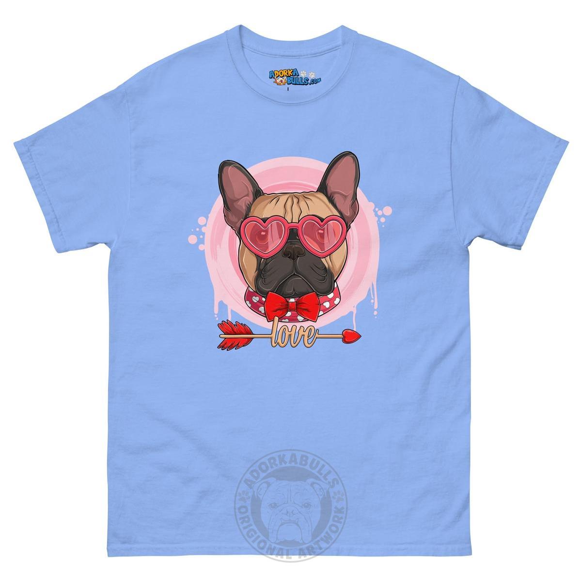 Handsome Fawn & White Colored Male French Bulldog Valentine&