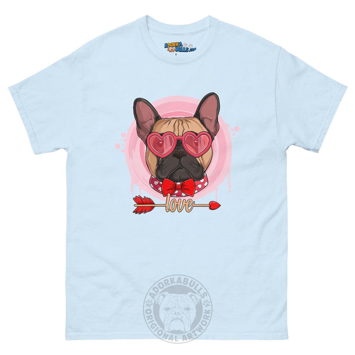 Handsome Fawn & White Colored Male French Bulldog Valentine&