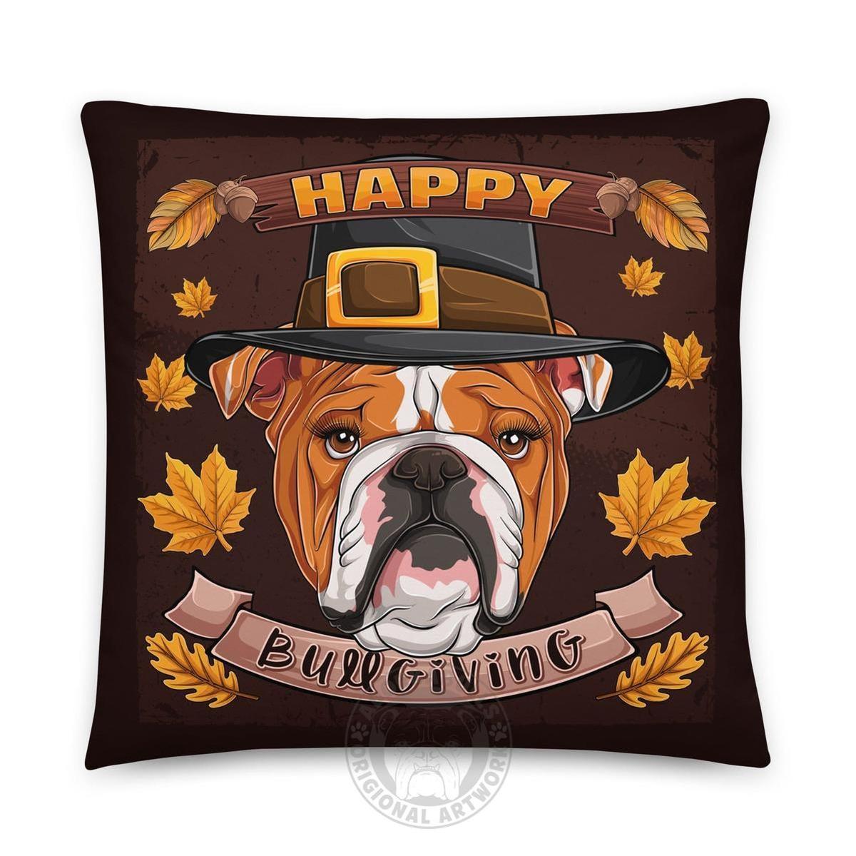 Happy Bullgiving Pillow