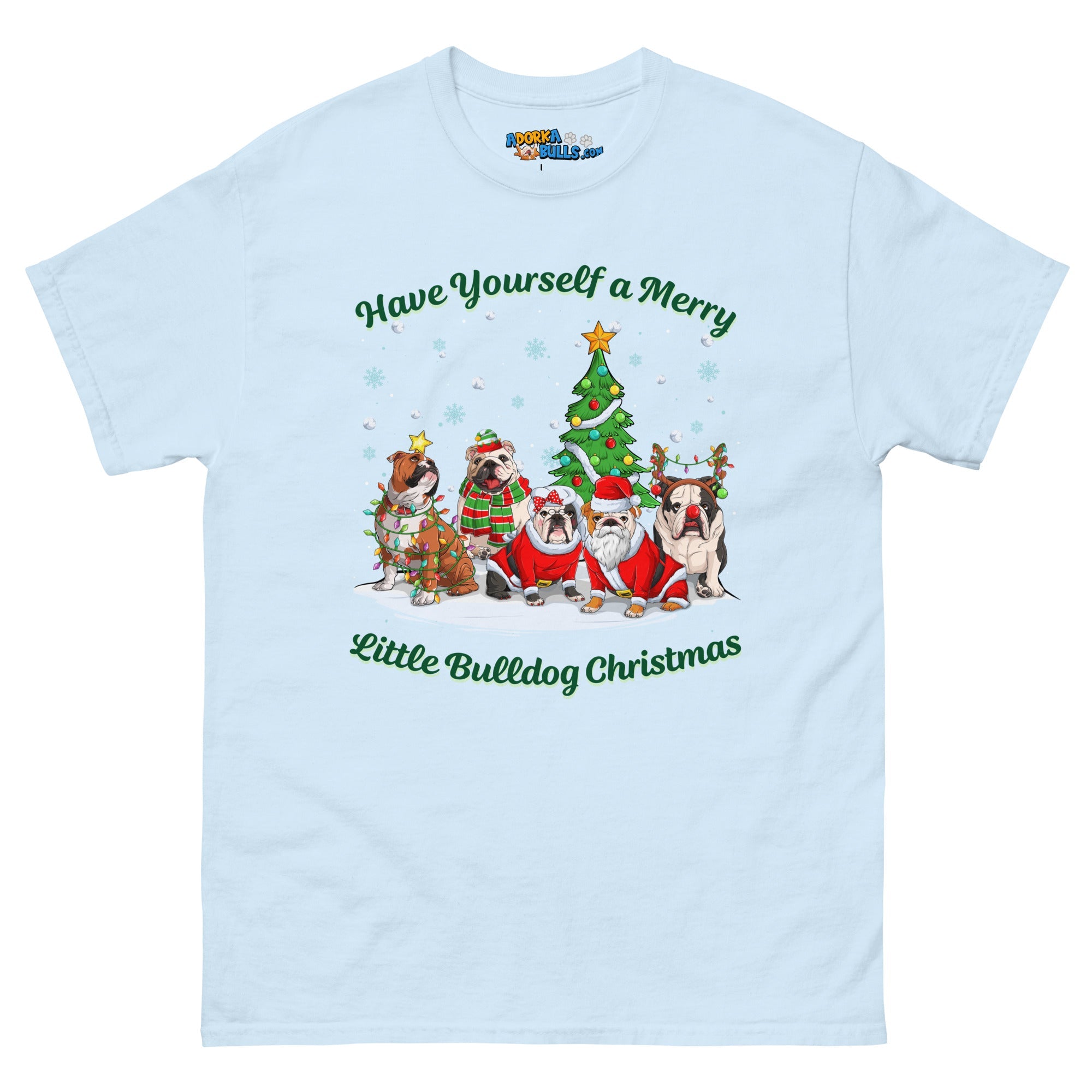 Have Yourself a Merry Little Bulldog Christmas T-Shirt