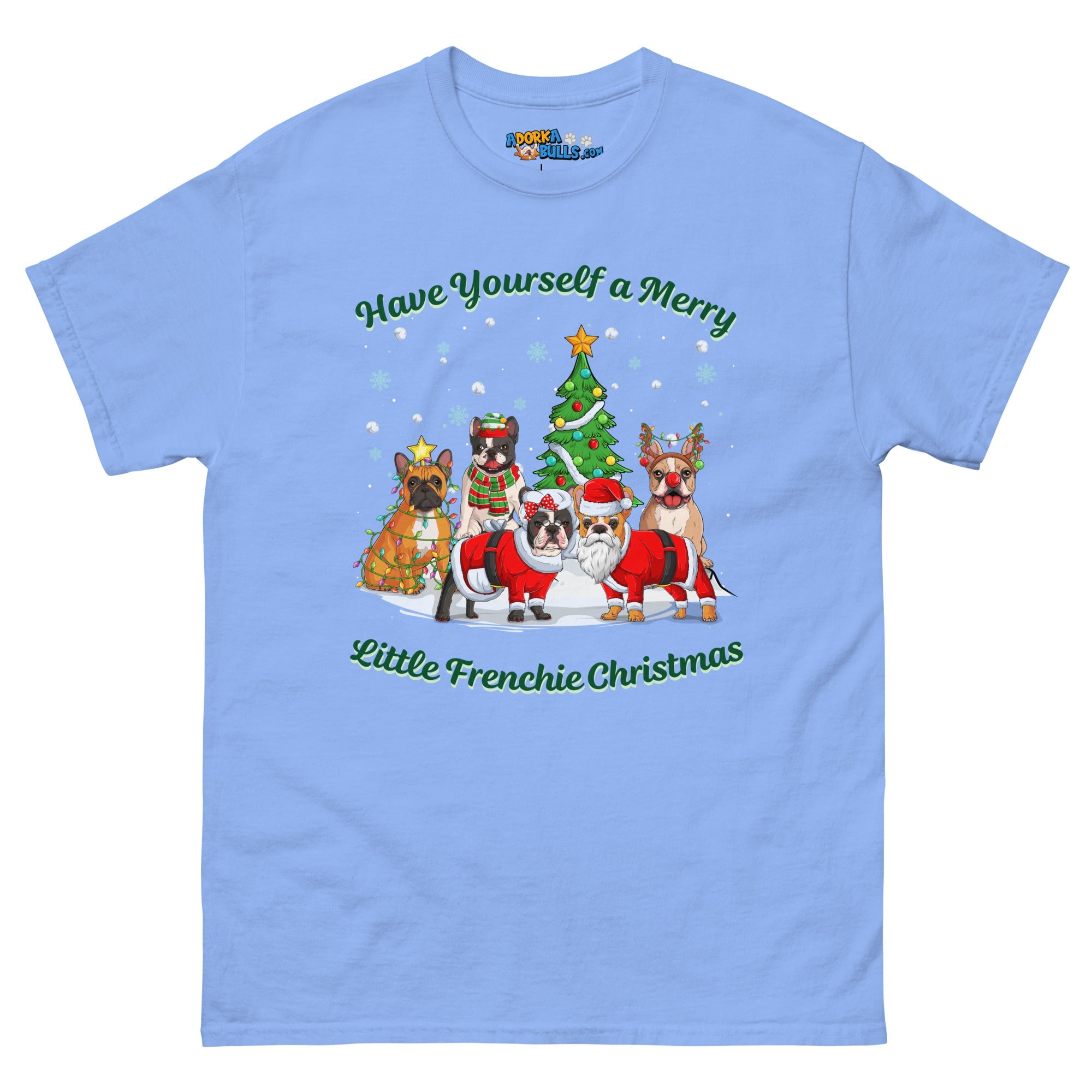 Have Yourself a Merry Little Frenchie Christmas T-Shirt