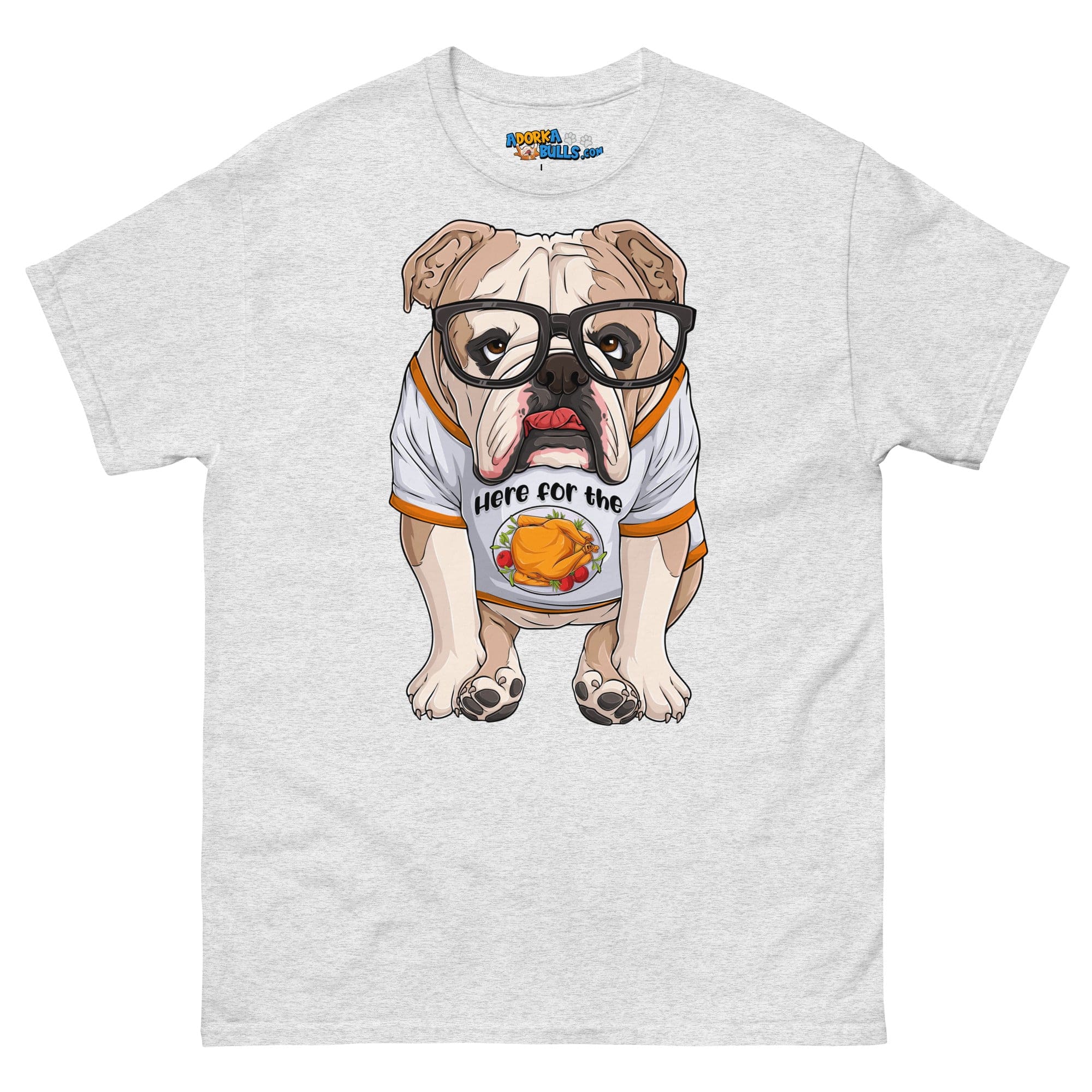 "Here For The Turkey" English Bulldog Men&