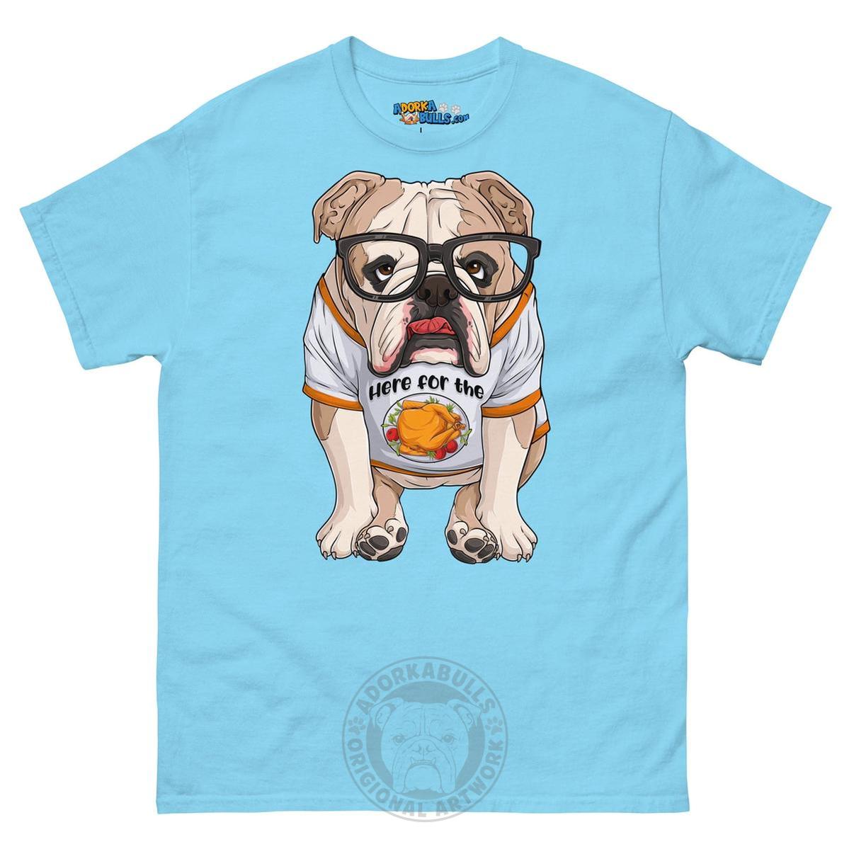 "Here For The Turkey" English Bulldog Men&