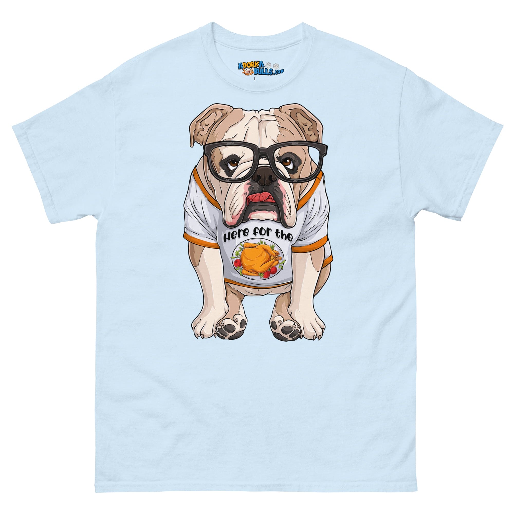 "Here For The Turkey" English Bulldog Men&
