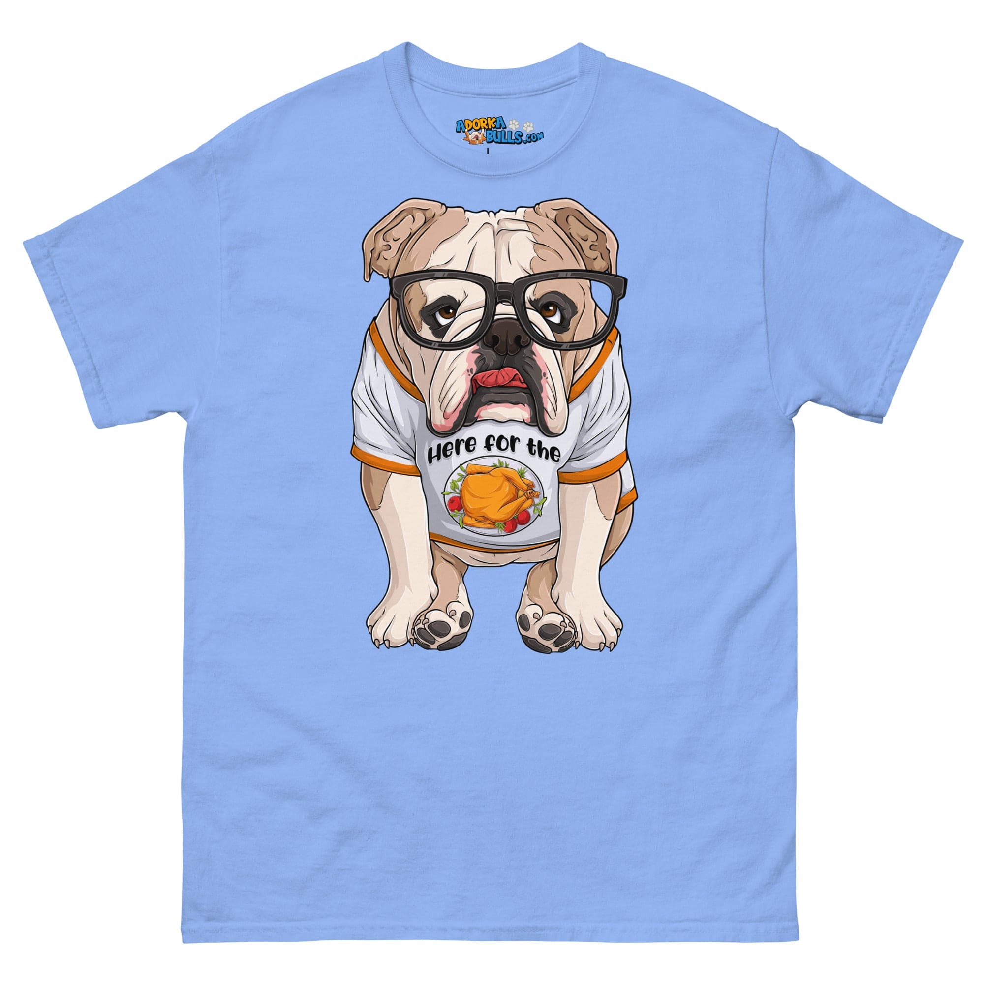 "Here For The Turkey" English Bulldog Men&