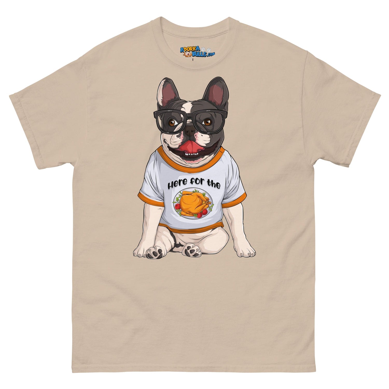 "Here For The Turkey" French Bulldog Men&