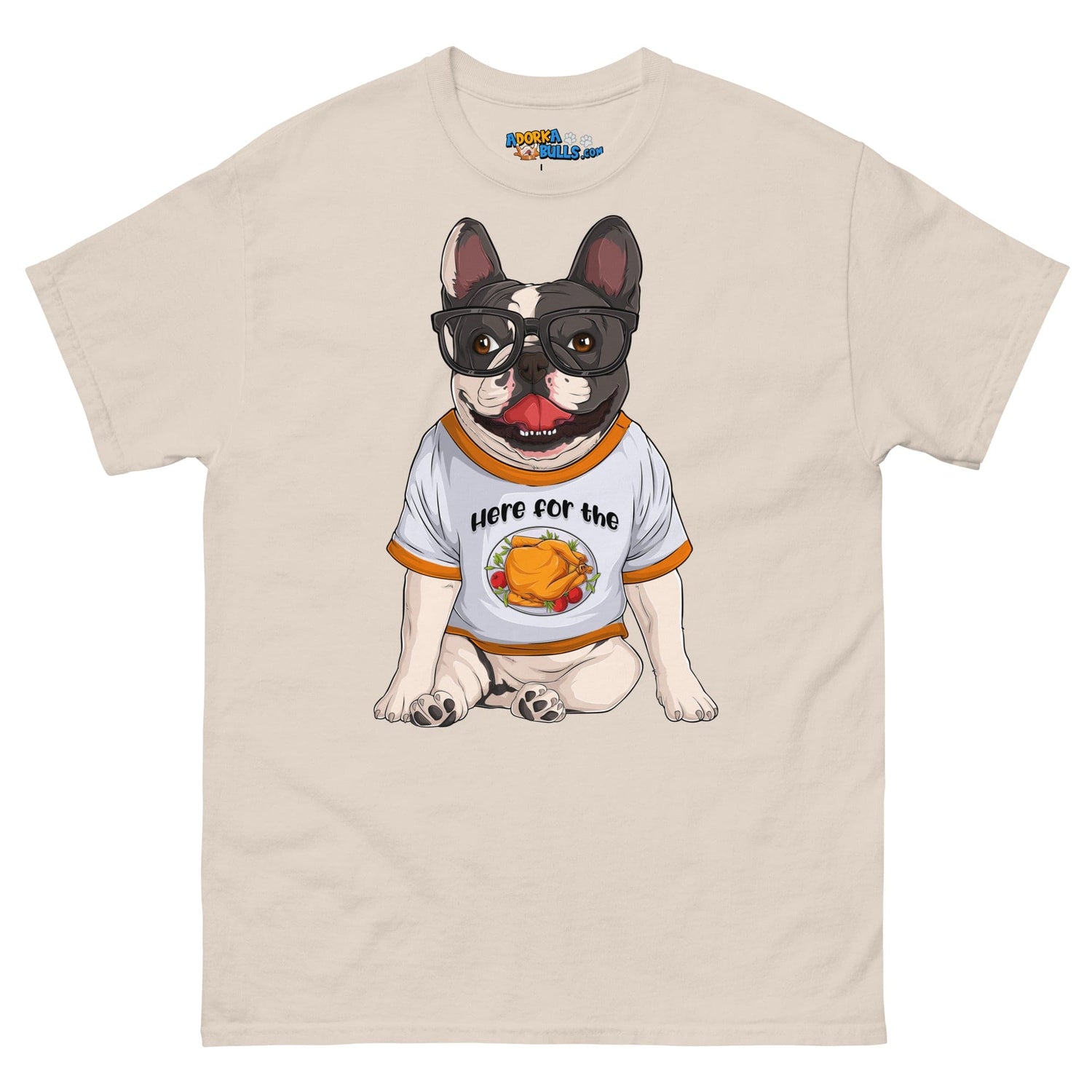 "Here For The Turkey" French Bulldog Men&