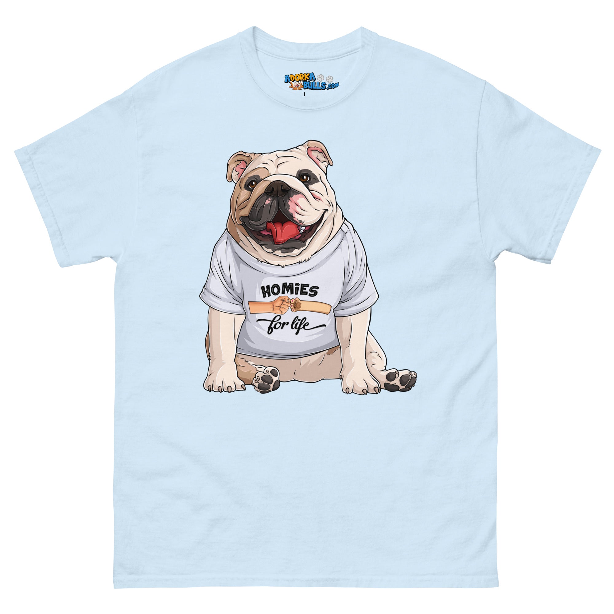 "Homies For Life" English Bulldog Men&