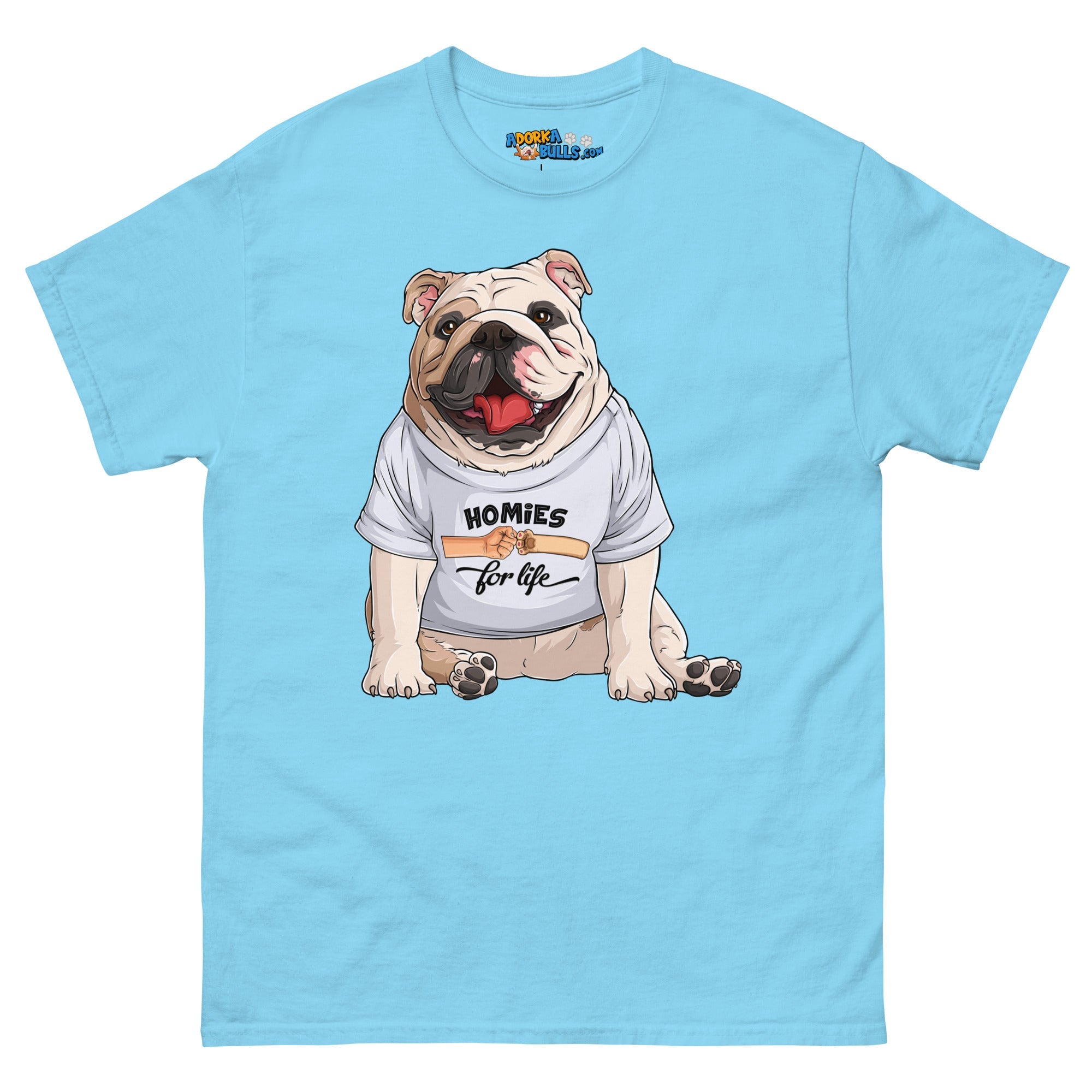 "Homies For Life" English Bulldog Men&