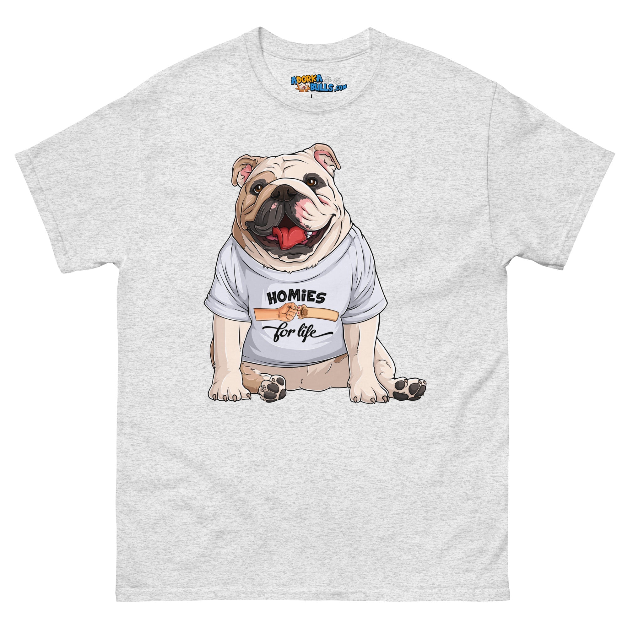 "Homies For Life" English Bulldog Men&