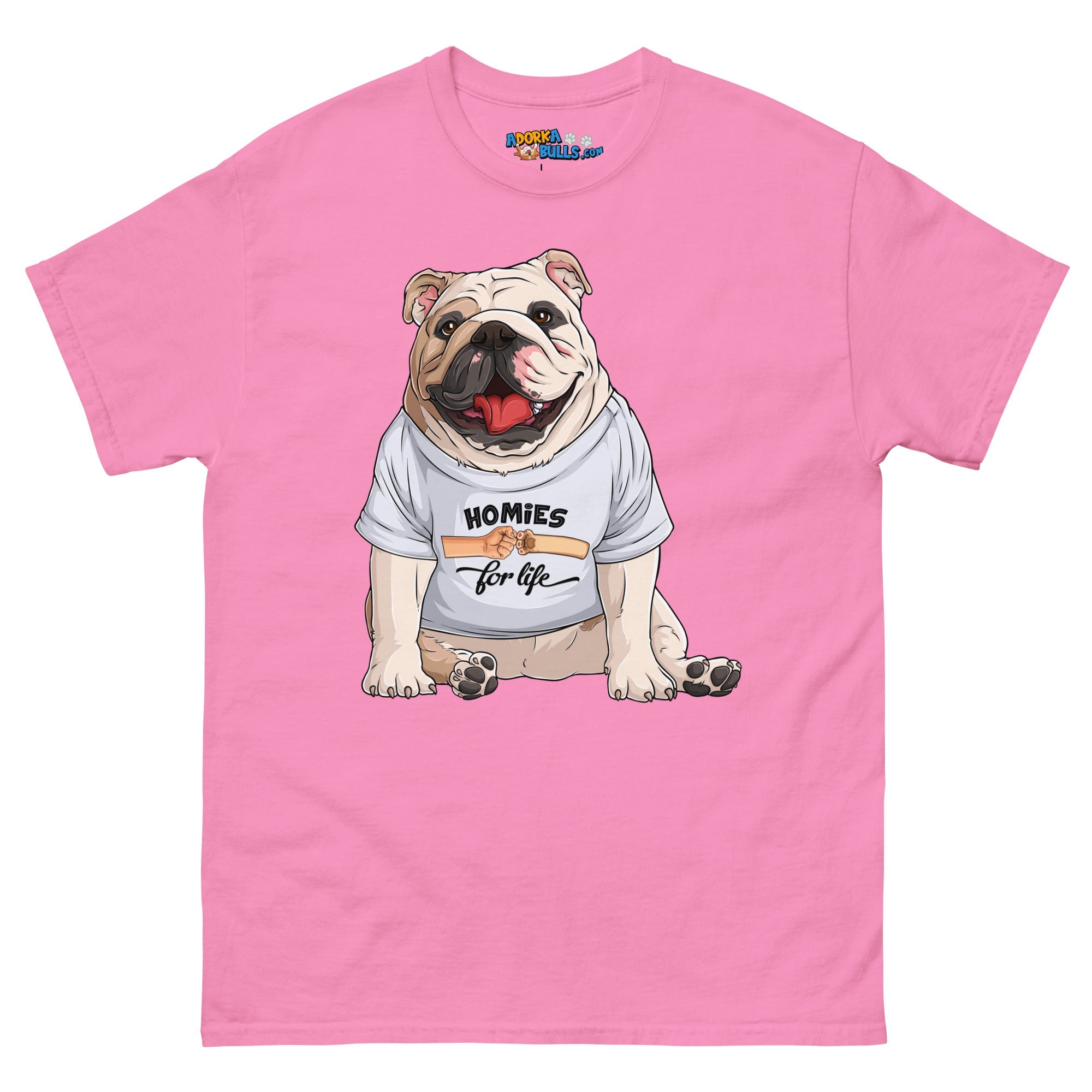 "Homies For Life" English Bulldog Men&