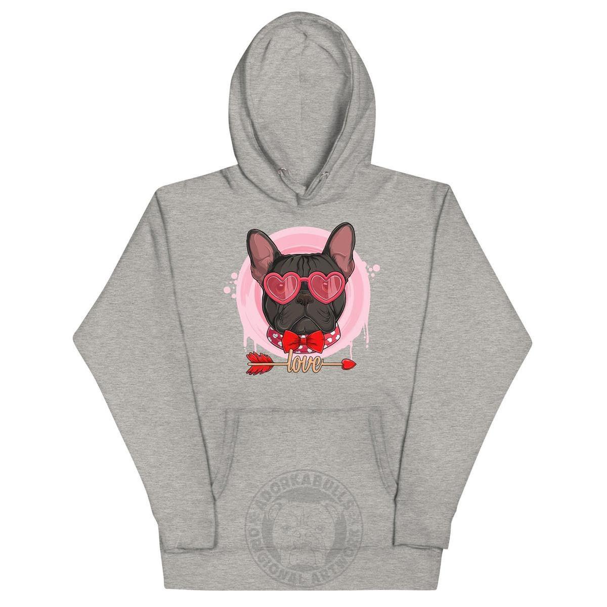 Hunky Black Colored Male French Bulldog Valentine&
