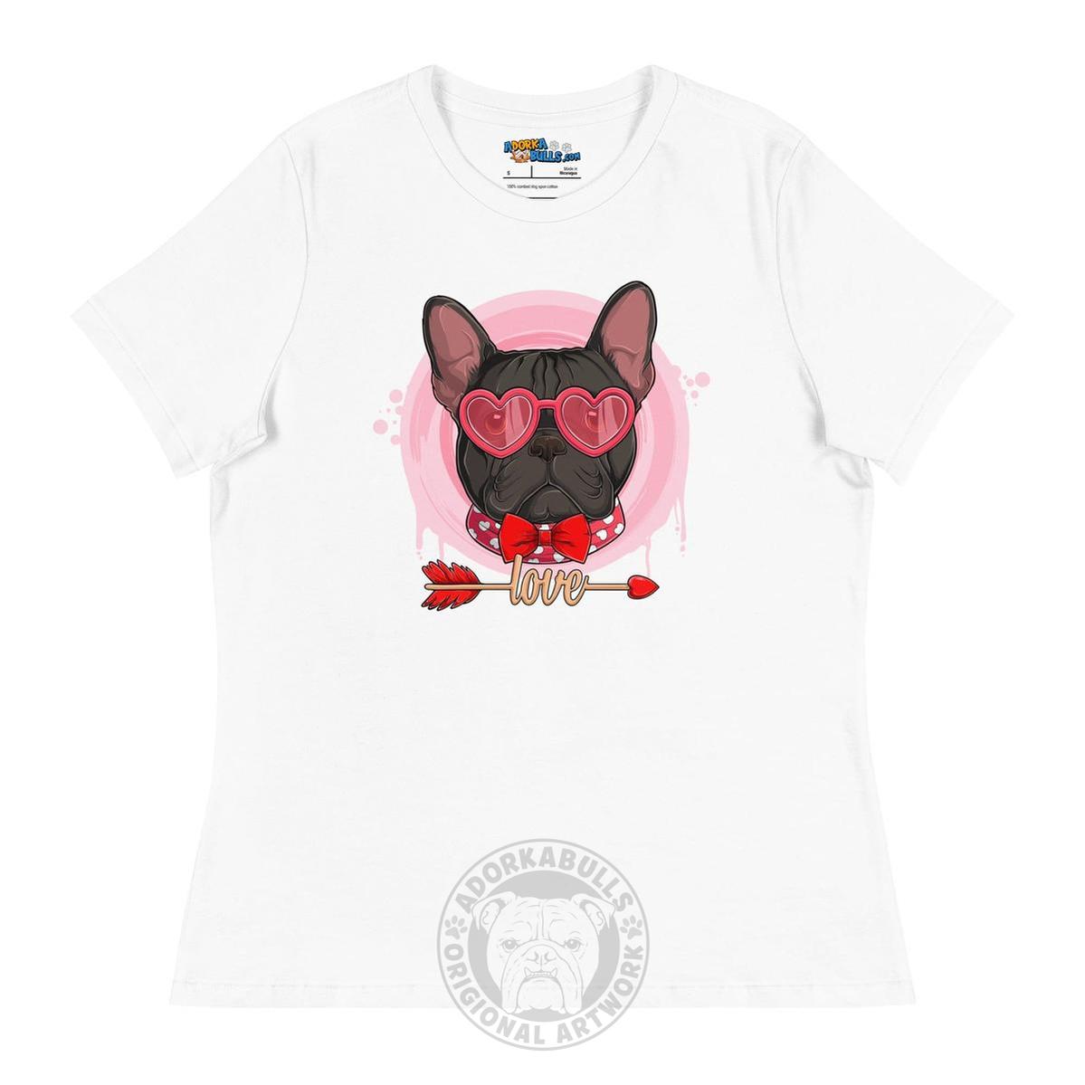 Hunky Black & White Colored Male French Bulldog Valentine&