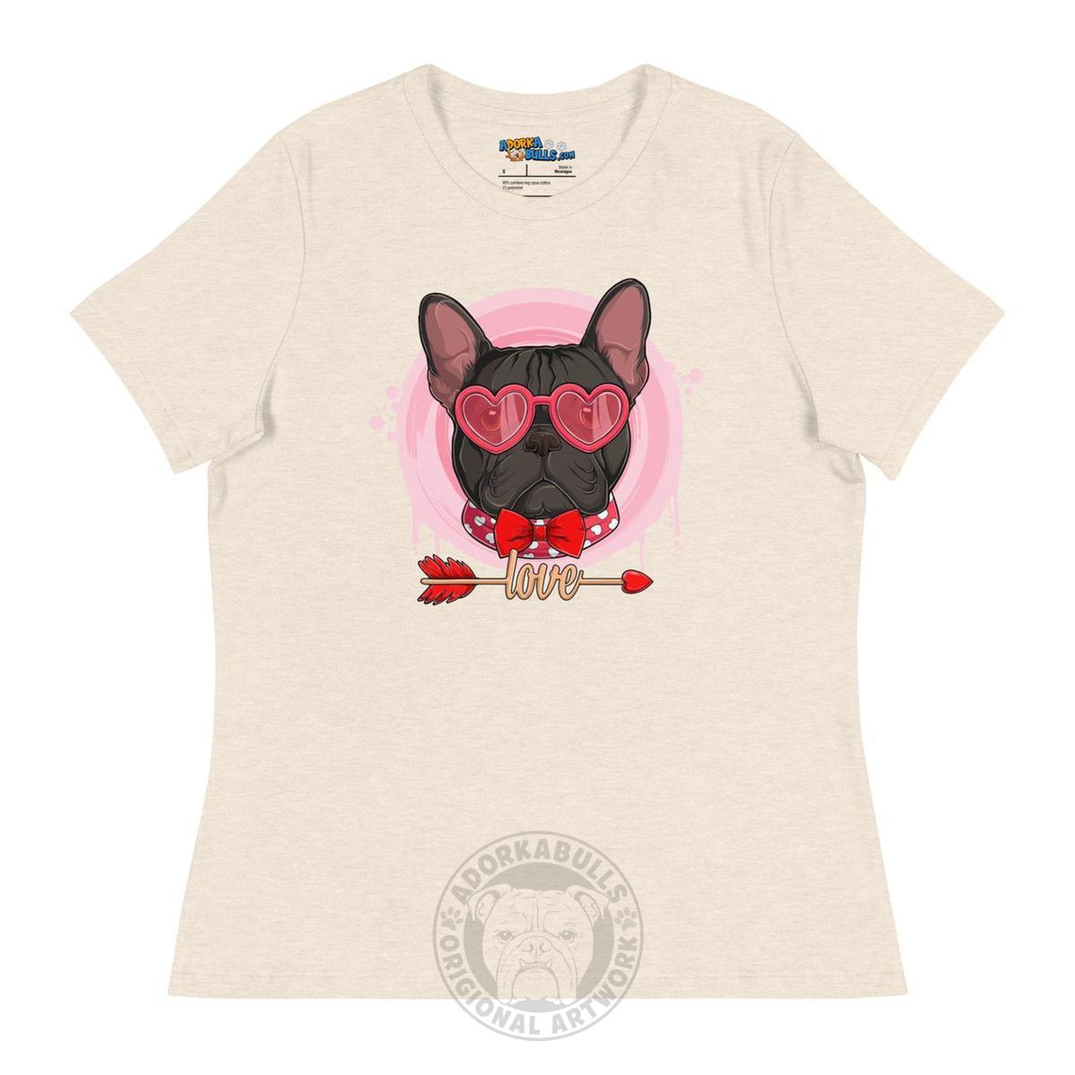 Hunky Black & White Colored Male French Bulldog Valentine&