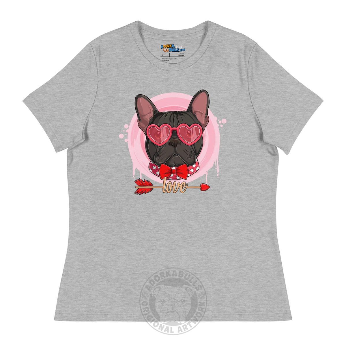 Hunky Black & White Colored Male French Bulldog Valentine&