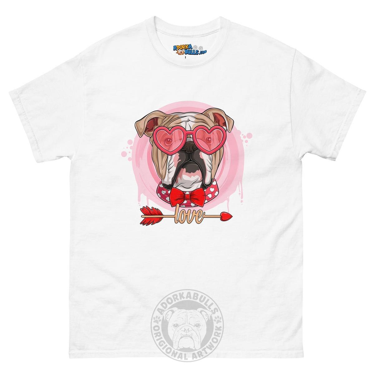 Hunky Fawn & White Colored Male English Bulldog Valentine&