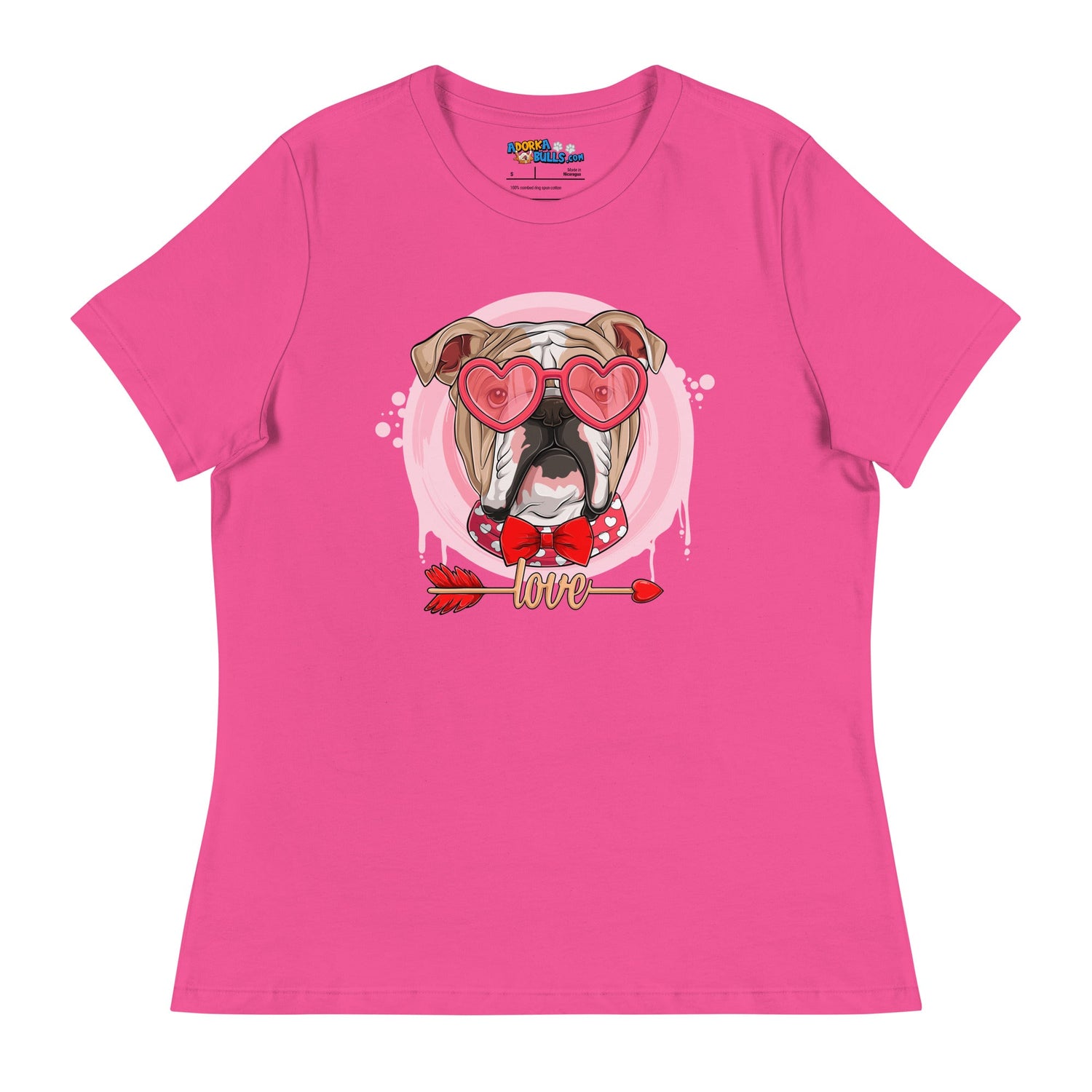 Hunky Fawn & White Colored Male English Bulldog Valentine&