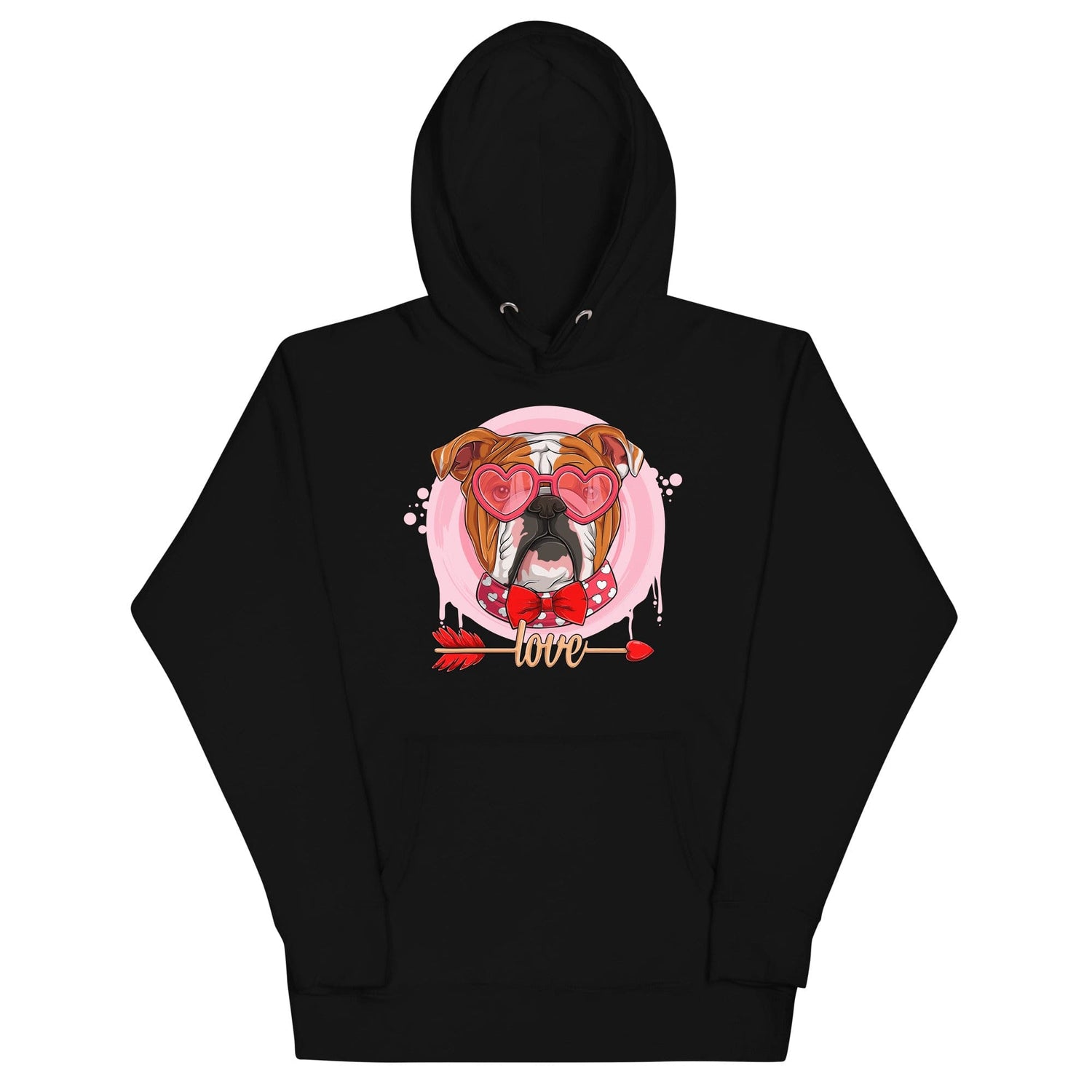 Hunky Red & White Colored Male English Bulldog Valentine&