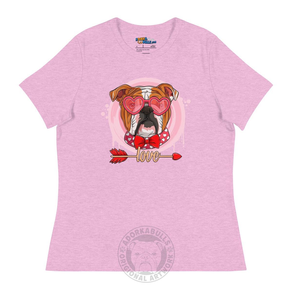 Hunky Red & White Colored Male English Bulldog Valentine&