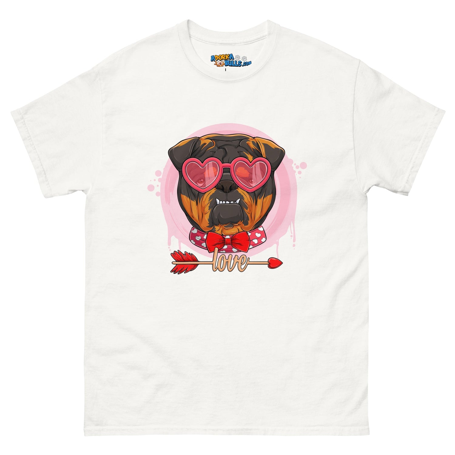 Hunky Tri Colored Male English Bulldog Valentine&