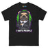 "I Hate People" Halloween Bulldog Unisex T-Shirt