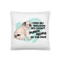 "I Hug My Bulldog" English Bulldog Throw Pillow