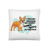 "I Hug My Bulldog" French Bulldog Throw Pillow