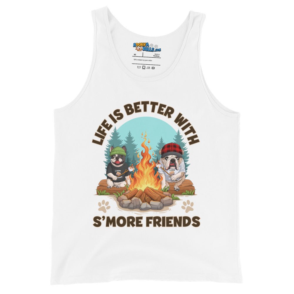 "Life is Better with S’more Friends" French & English Bulldog Men’s Tank