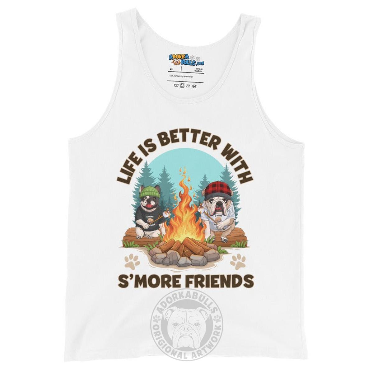 "Life is Better with S’more Friends" French & English Bulldog Men’s Tank