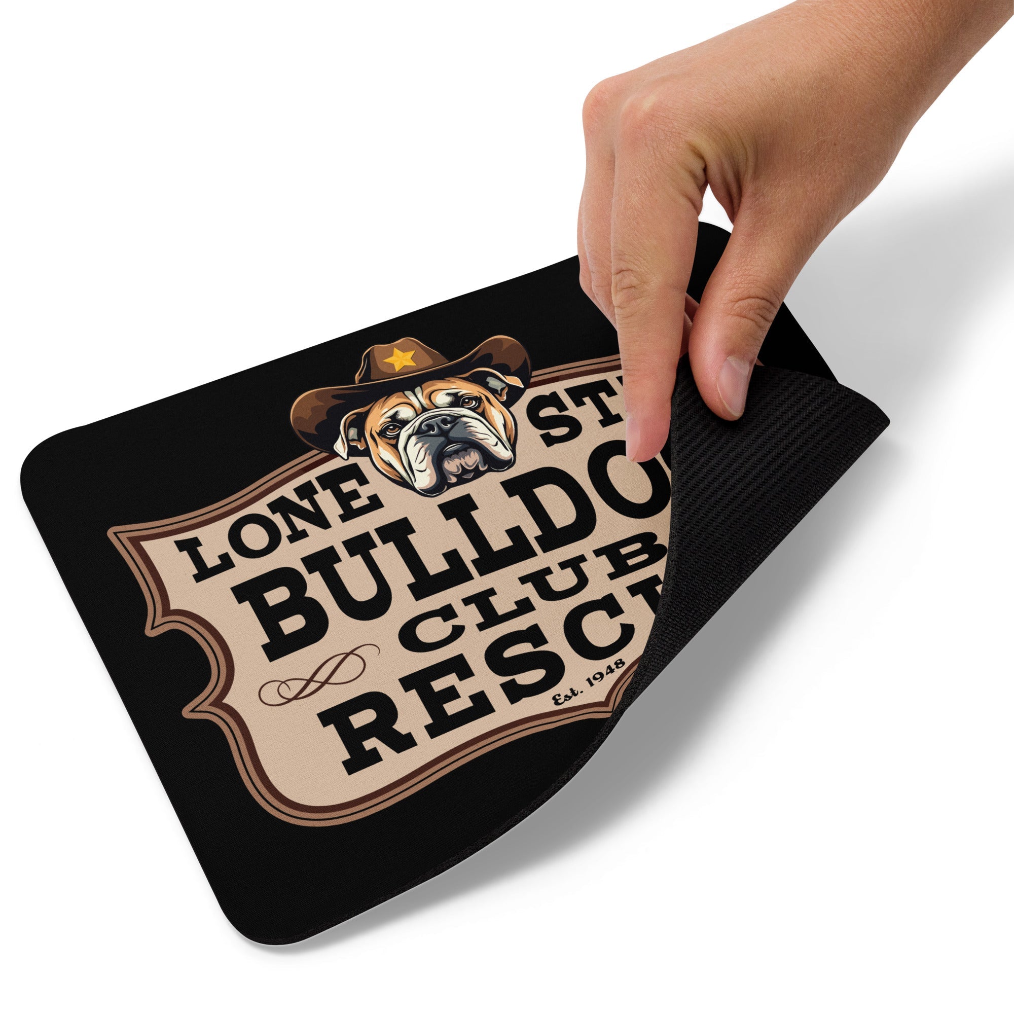 Lone Star Bulldog Club Rescue Mouse Pad