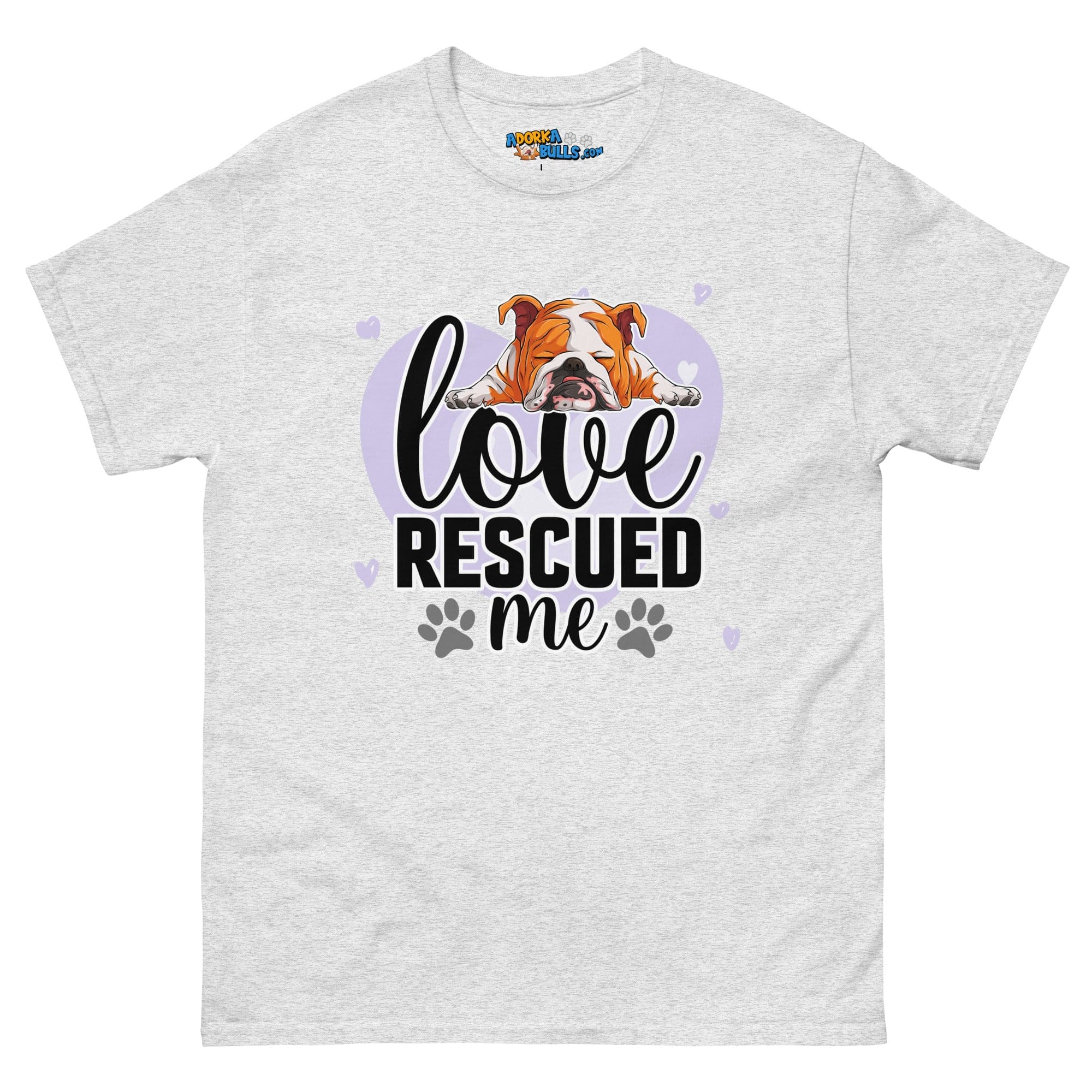"Love Rescued Me" English Bulldog Women&