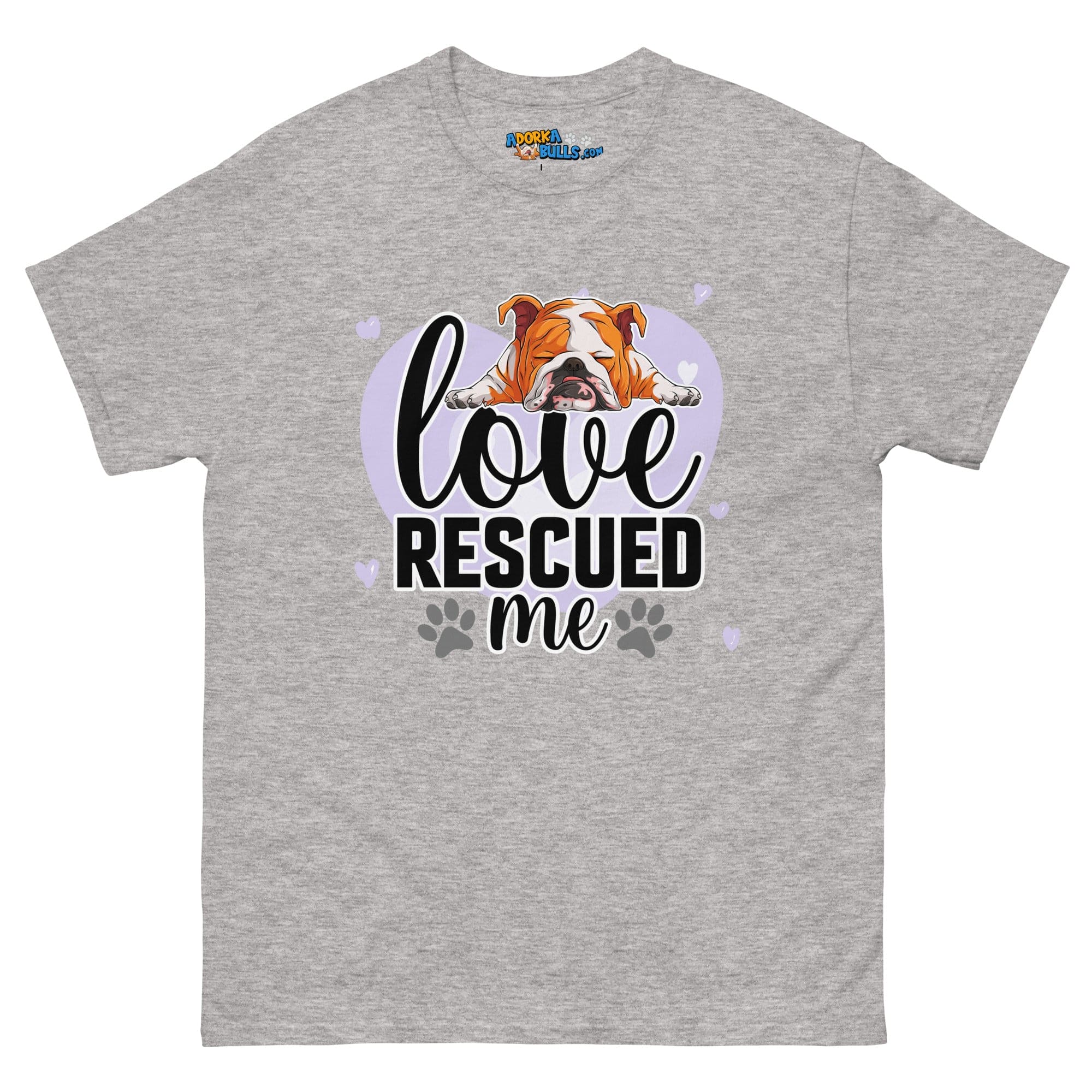 "Love Rescued Me" English Bulldog Women&