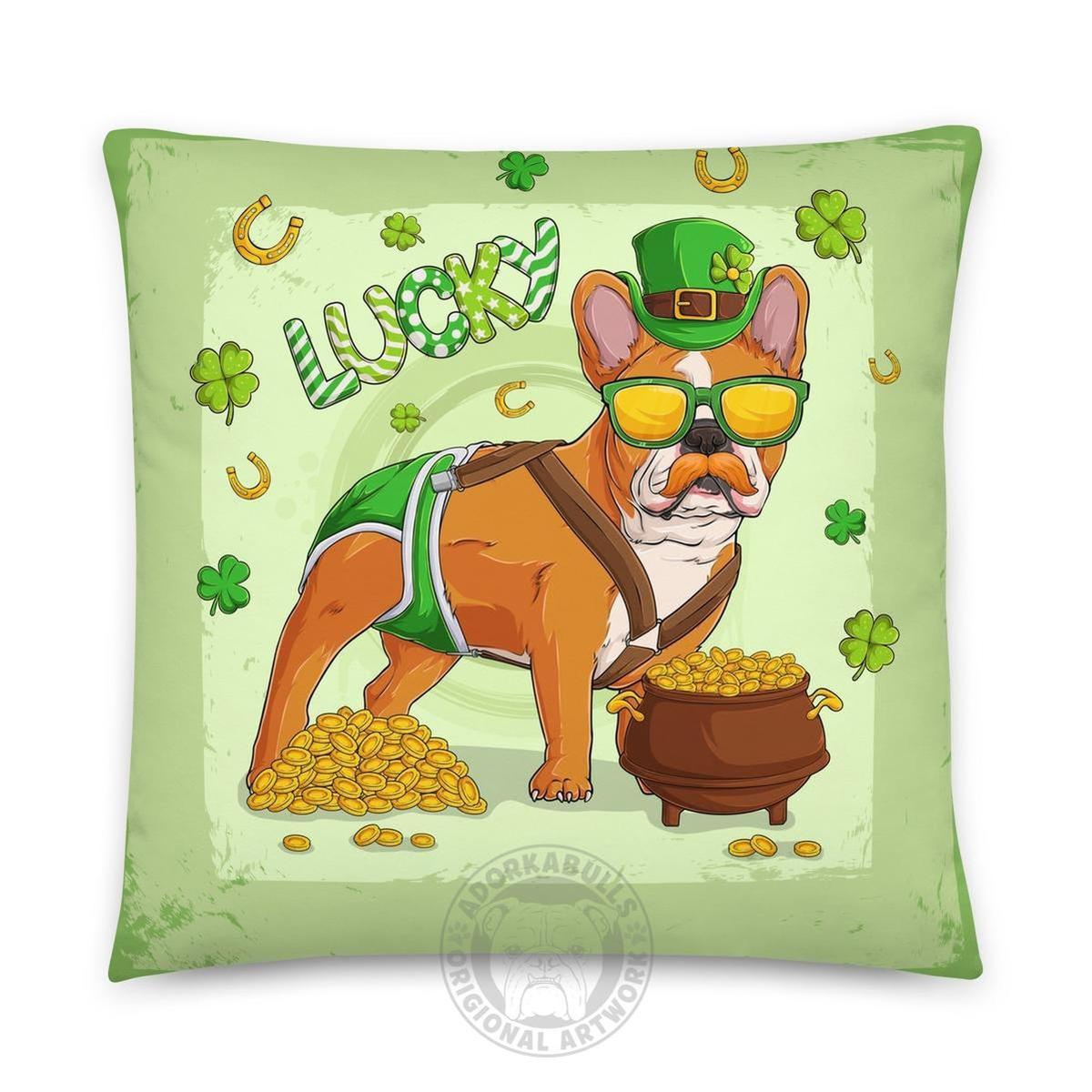 "Lucky" Throw Pillow