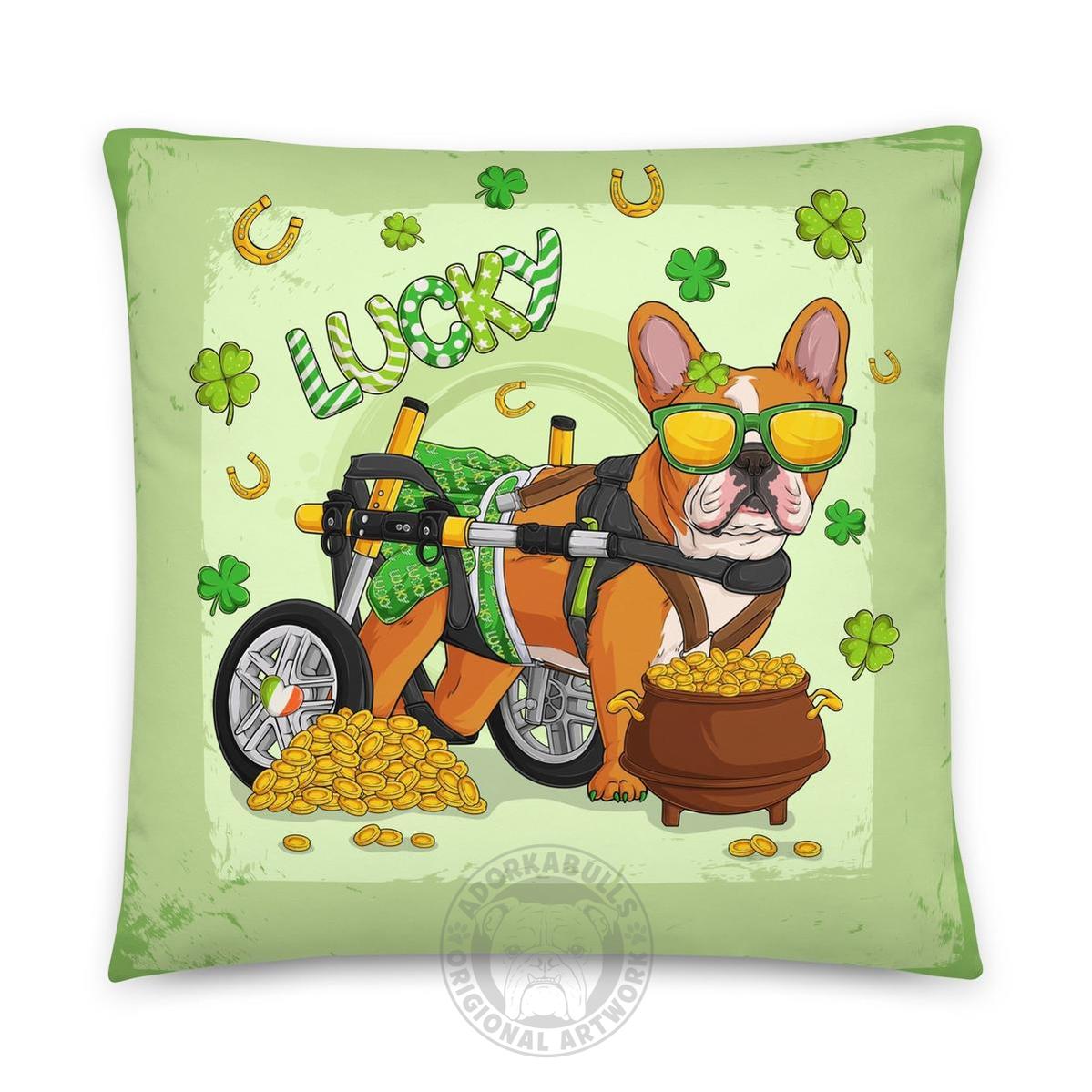 "Lucky" Throw Pillow