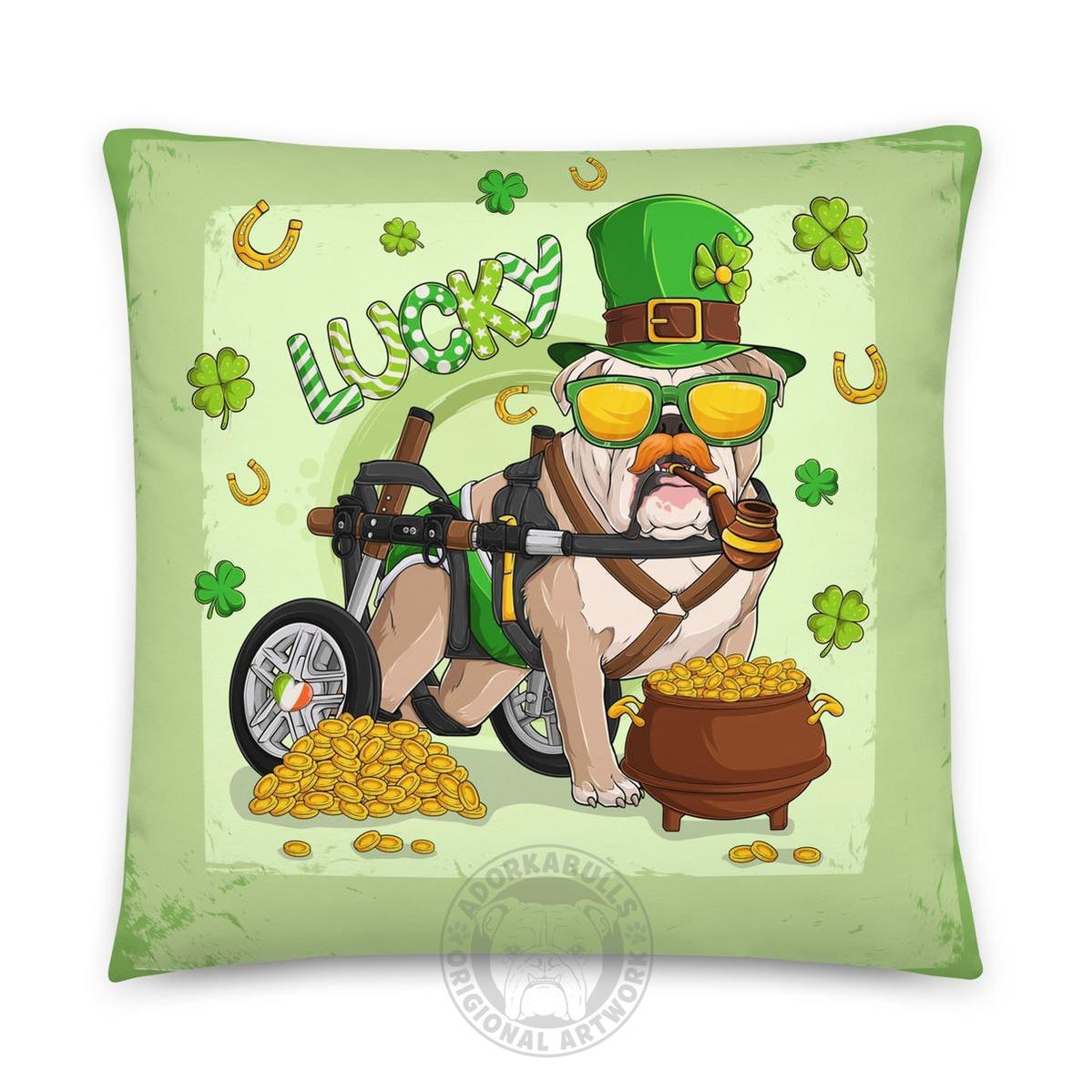 "Lucky" Throw Pillow