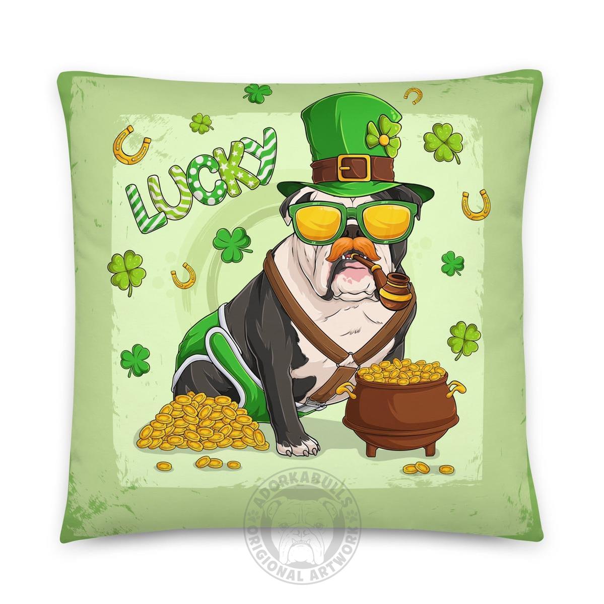 "Lucky" Throw Pillow