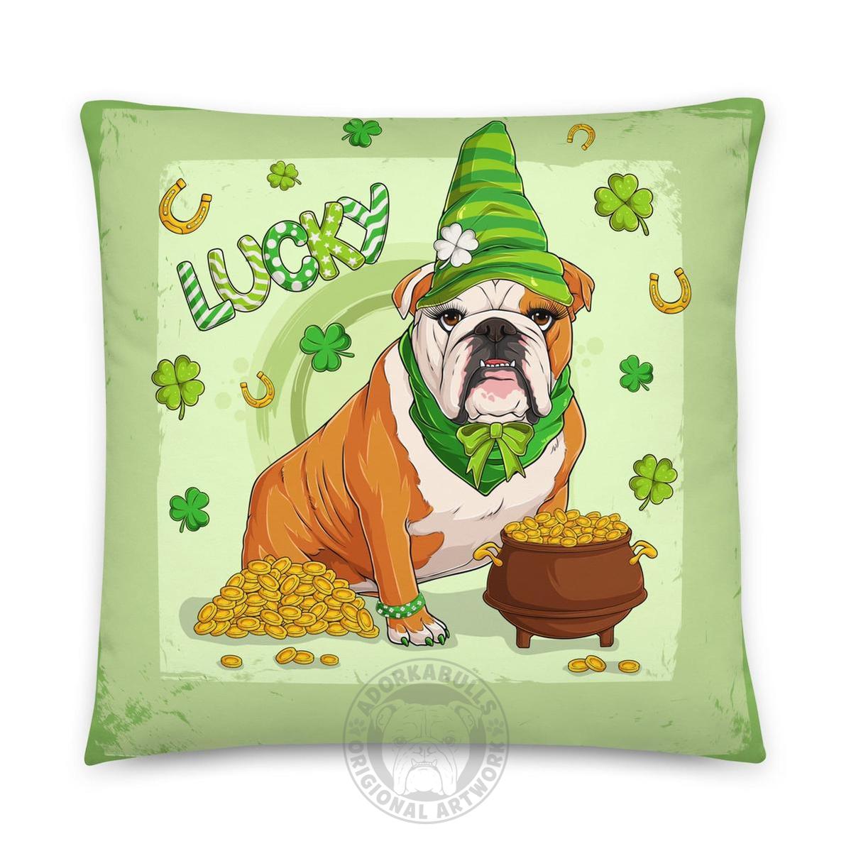 "Lucky" Throw Pillow