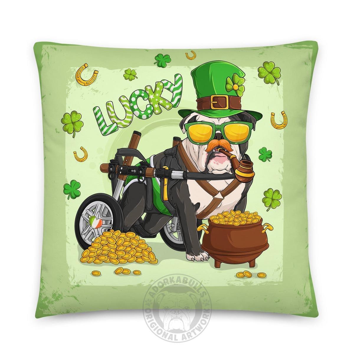 "Lucky" Throw Pillow