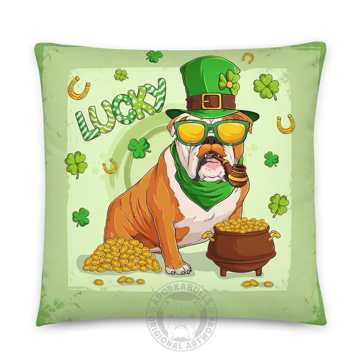 "Lucky" Throw Pillow